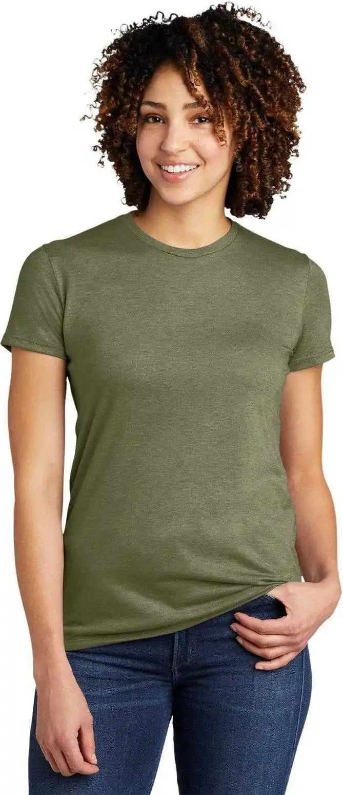 Allmade Al2008 Women’s Tri Blend Tee Olive you Green