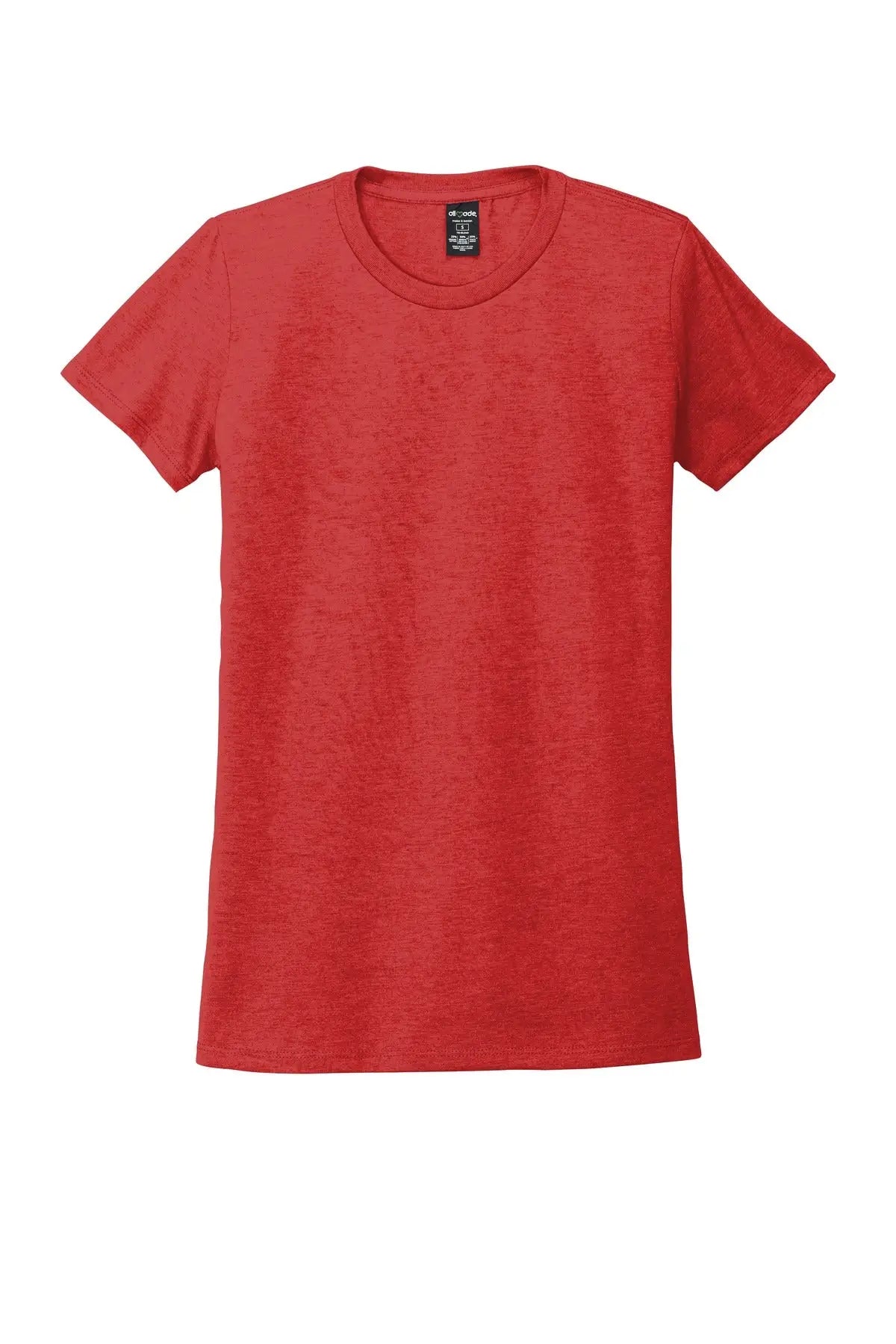 Allmade Al2008 Allmade Women’s Tri-blend Tee - Rise Up Red
