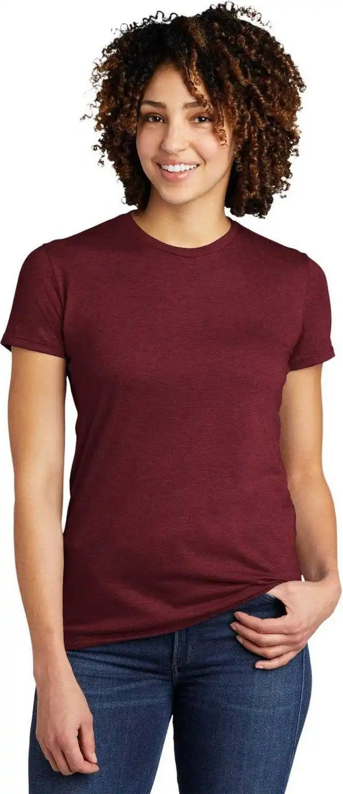 Allmade Al2008 Women’s Tri-blend Tee - Vino Red
