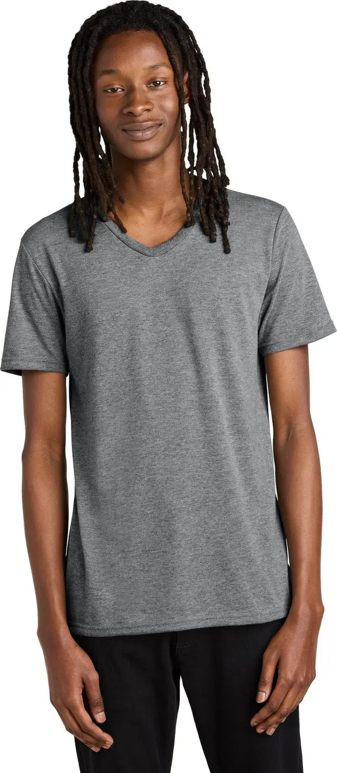 Allmade Al2014 Allmade Unisex Tri-blend V-neck Tee - Aluminum Gray - Adult Xs