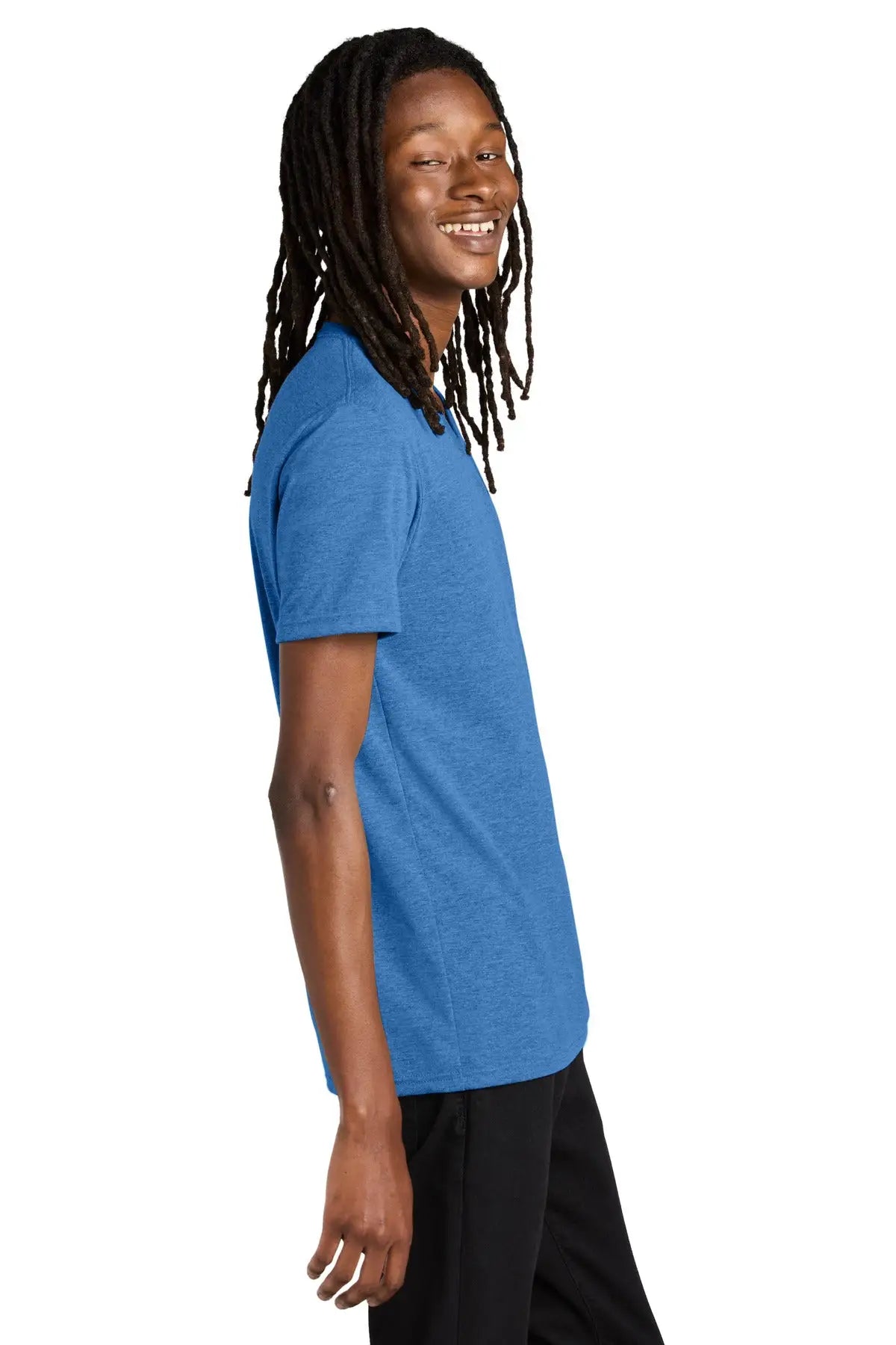 Allmade Al2014 Allmade Unisex Tri-blend V-neck Tee - Azure Blue