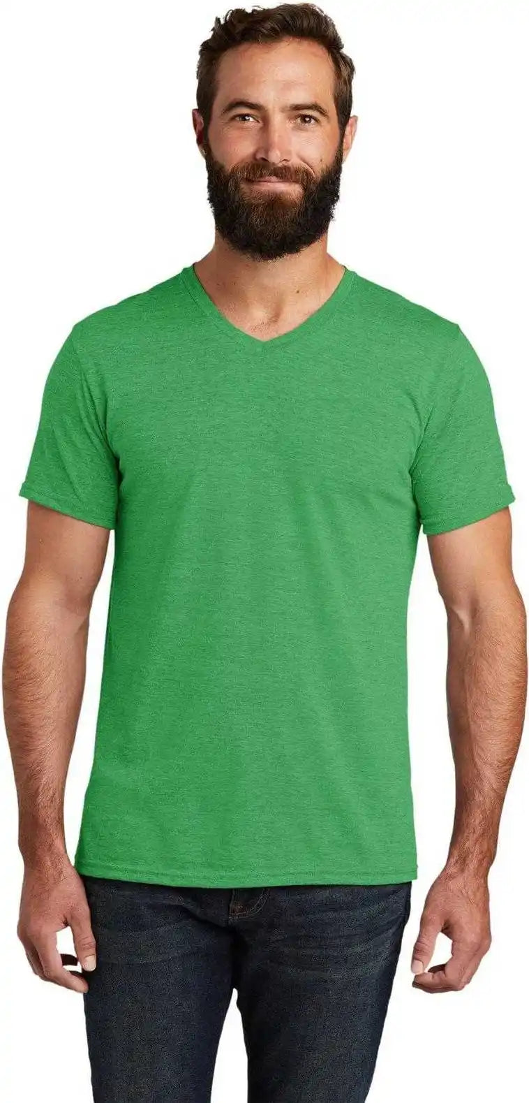 Allmade Al2014 Unisex Tri-blend V-neck Tee - Enviro Green