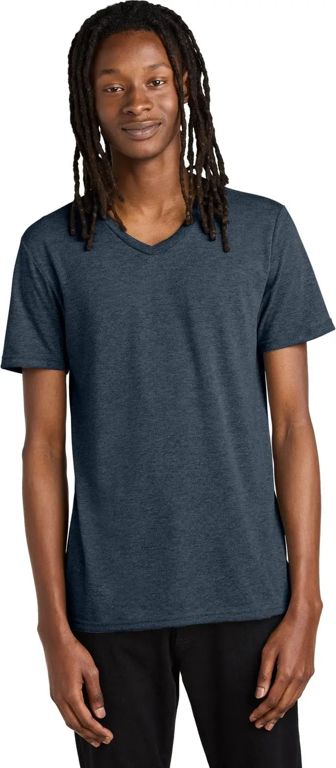 Allmade Al2014 Allmade Unisex Tri-blend V-neck Tee - Rebel Blue - Adult Xs