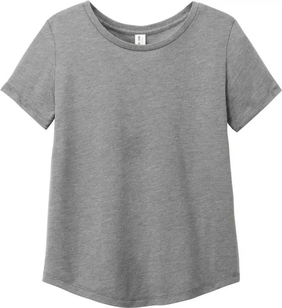 Allmade Al2015 Women’s Relaxed Tri-blend Scoop Neck Tee - Aluminum Grey