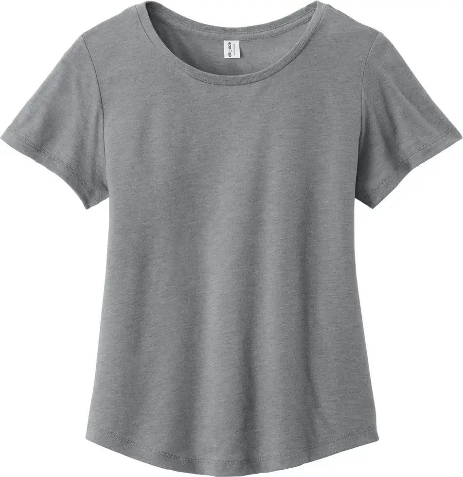 Allmade Al2015 Allmade Women’s Relaxed Tri-blend Scoop Neck Tee - Aluminum Gray