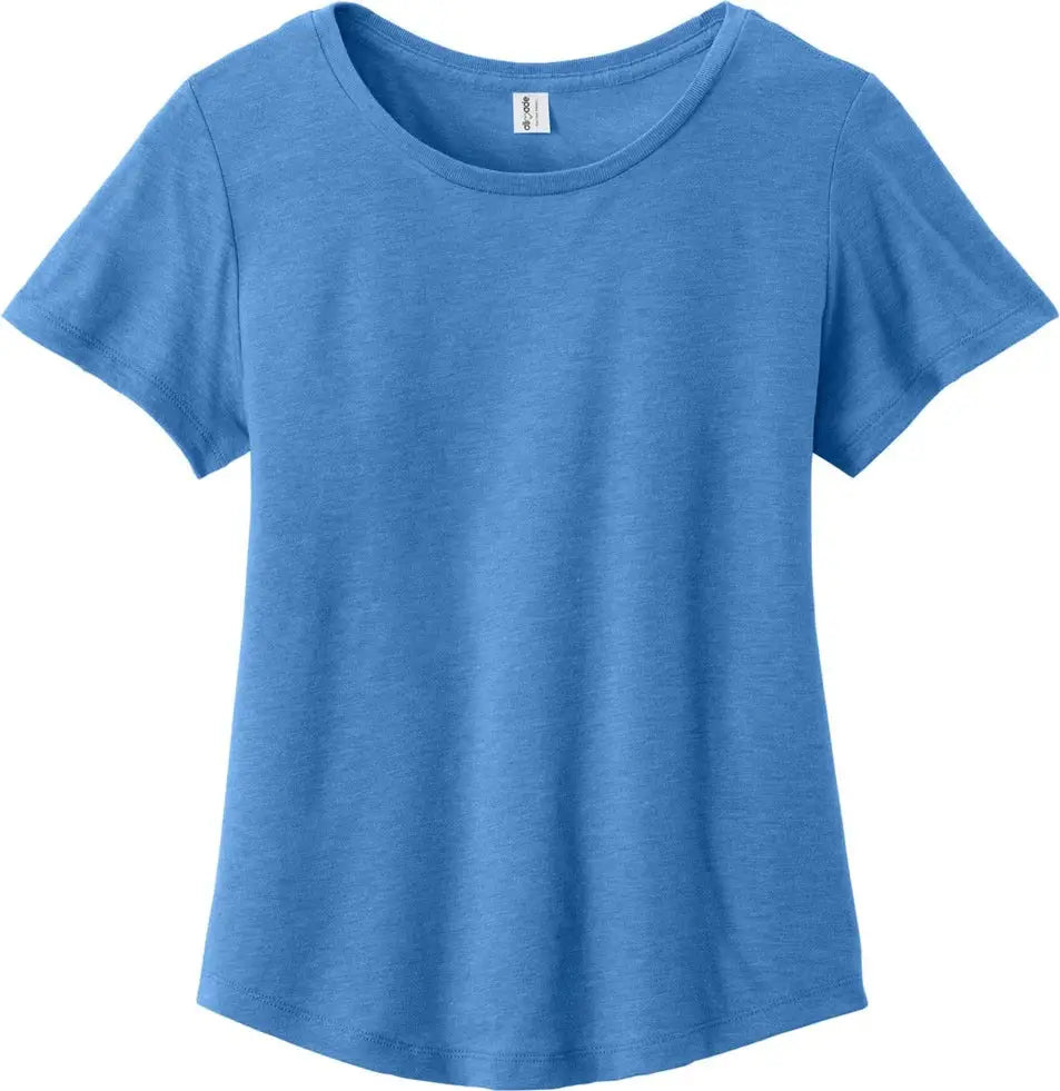 Allmade Al2015 Allmade Women’s Relaxed Tri-blend Scoop Neck Tee - Azure Blue
