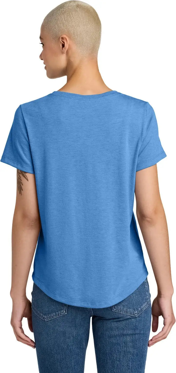 Allmade Al2015 Allmade Women’s Relaxed Tri-blend Scoop Neck Tee - Azure Blue