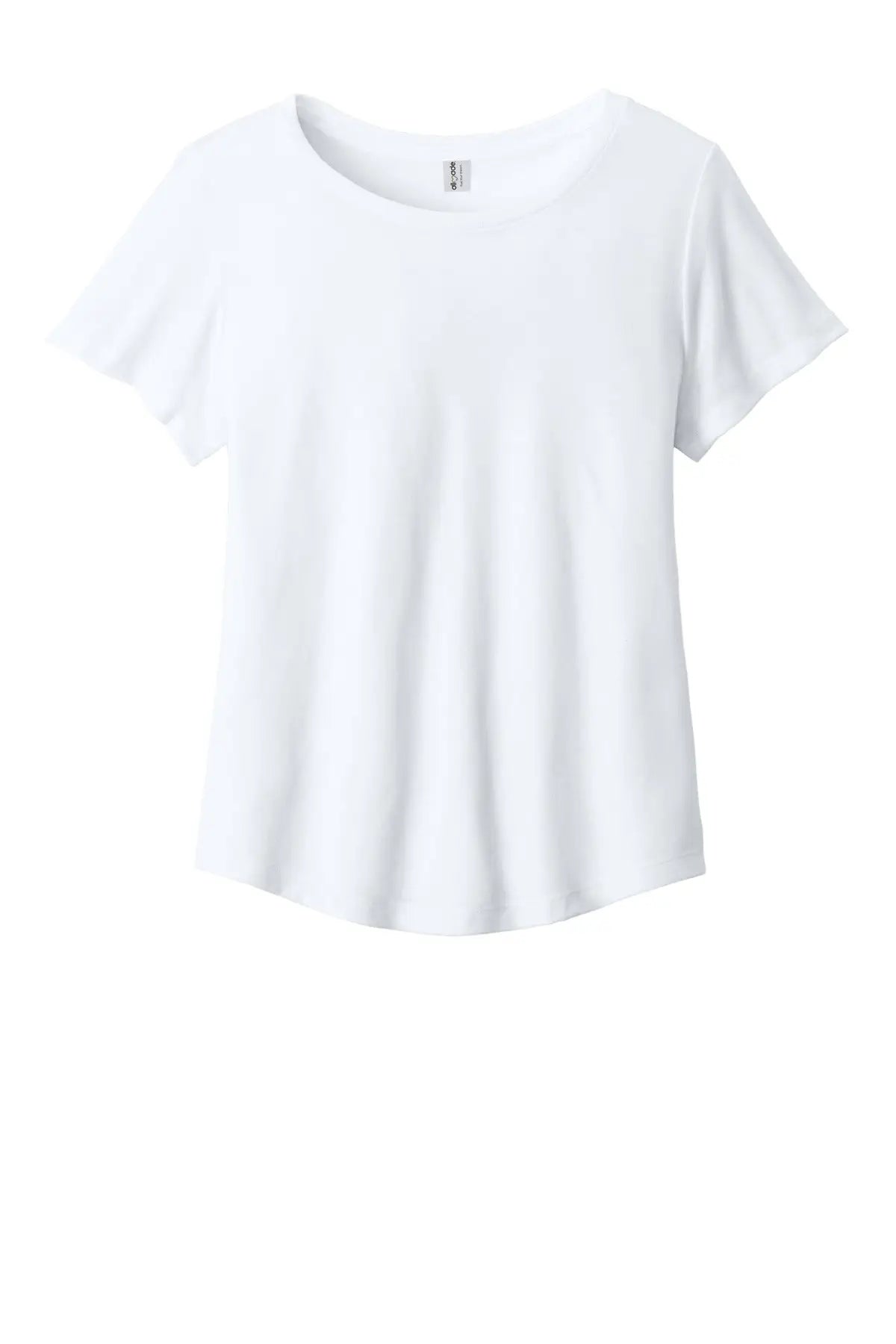 Allmade Al2015 Allmade Women’s Relaxed Tri-blend Scoop Neck Tee - Bright White