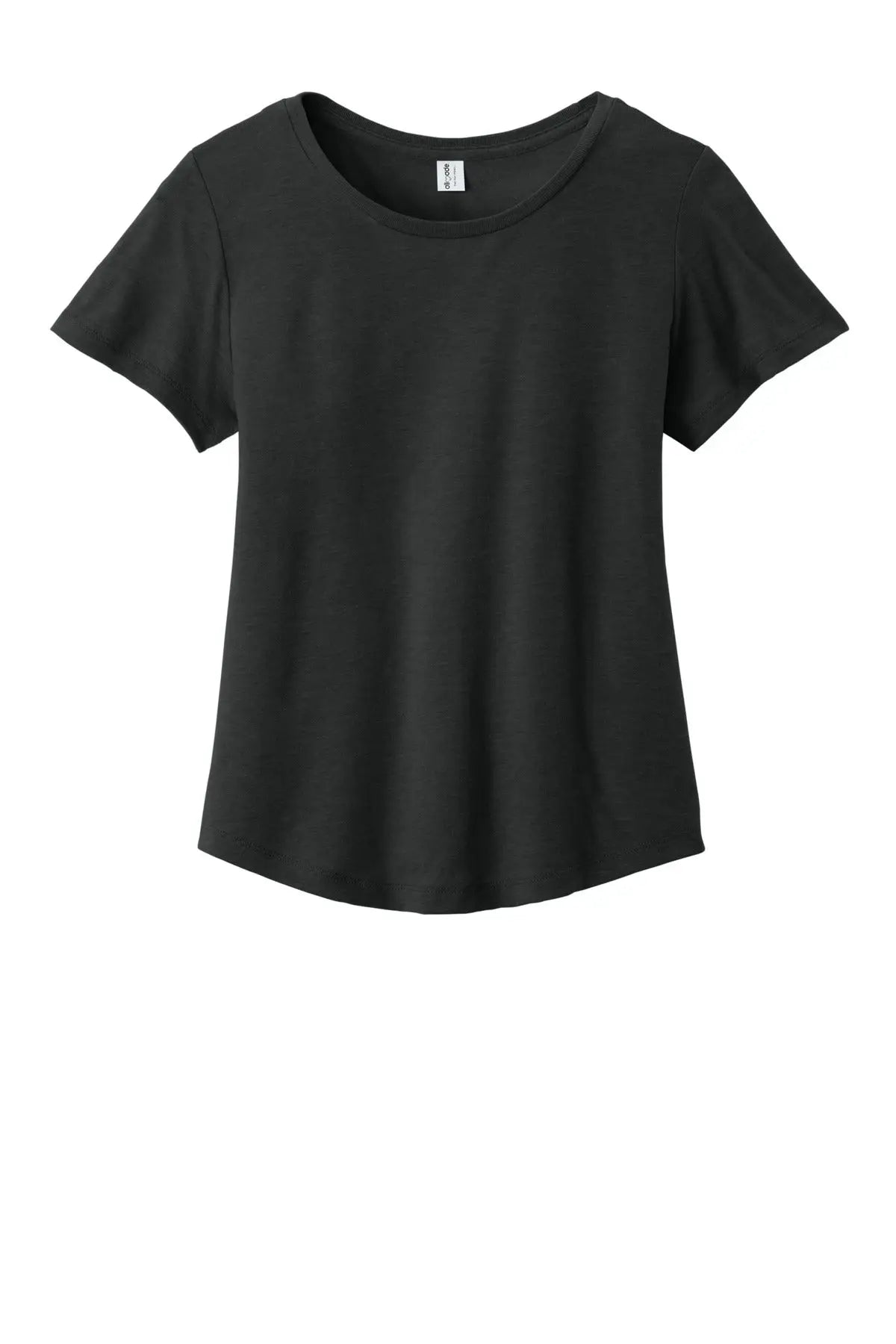 Allmade Al2015 Allmade Women’s Relaxed Tri-blend Scoop Neck Tee - Deep Black