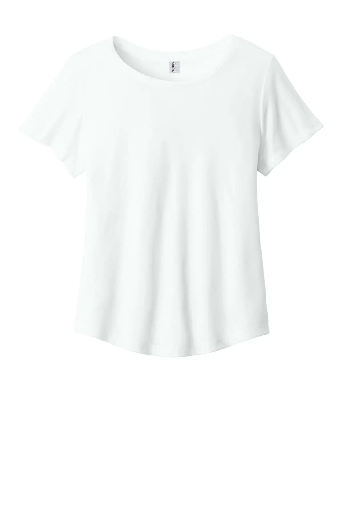 Allmade Al2015 Allmade Women’s Relaxed Tri-blend Scoop Neck Tee - Fairly White