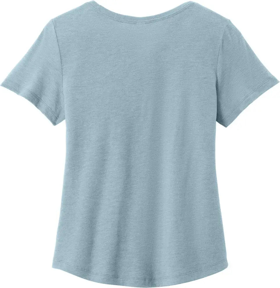 Allmade Al2015 Allmade Women’s Relaxed Tri-blend Scoop Neck Tee - i Like you Blue - Ladies Xs