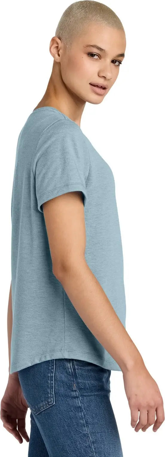Allmade Al2015 Allmade Women’s Relaxed Tri-blend Scoop Neck Tee - i Like you Blue