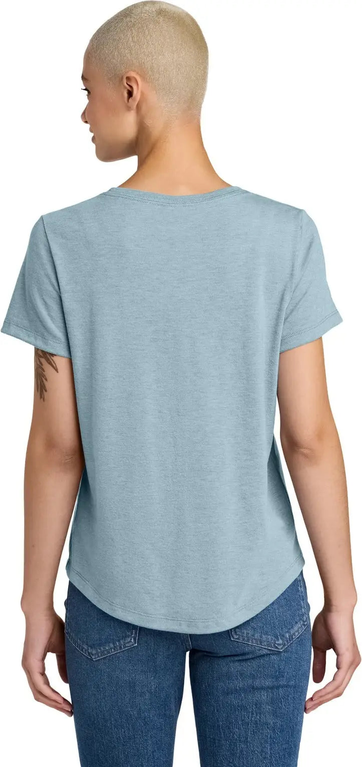 Allmade Al2015 Allmade Women’s Relaxed Tri-blend Scoop Neck Tee - i Like you Blue