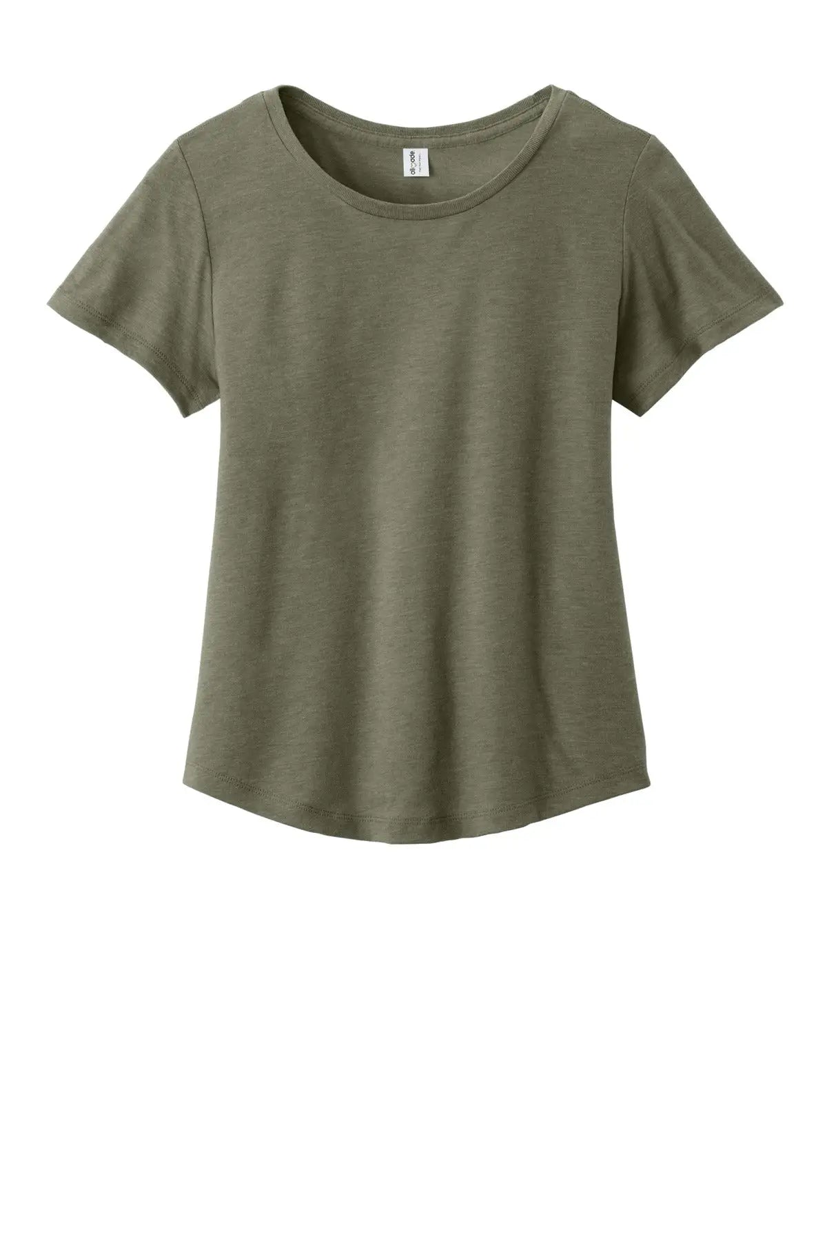 Allmade Al2015 Allmade Women’s Relaxed Tri-blend Scoop Neck Tee - Olive you Green