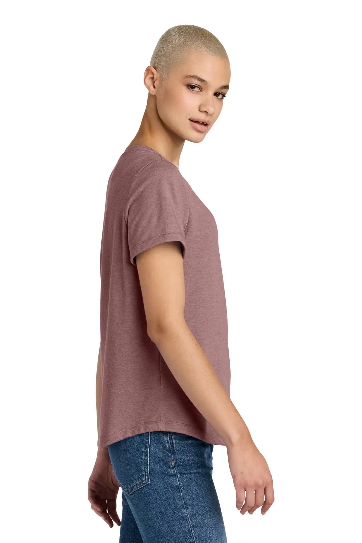 Allmade Al2015 Allmade Women’s Relaxed Tri-blend Scoop Neck Tee - Vintage Rose
