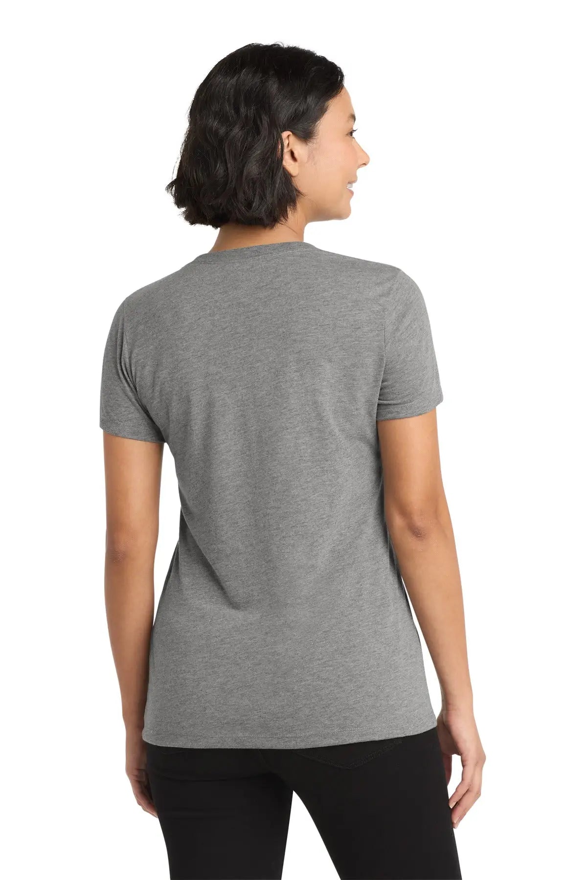 Allmade Al2018 Allmade Women’s Tri-blend V-neck Tee - Aluminum Gray