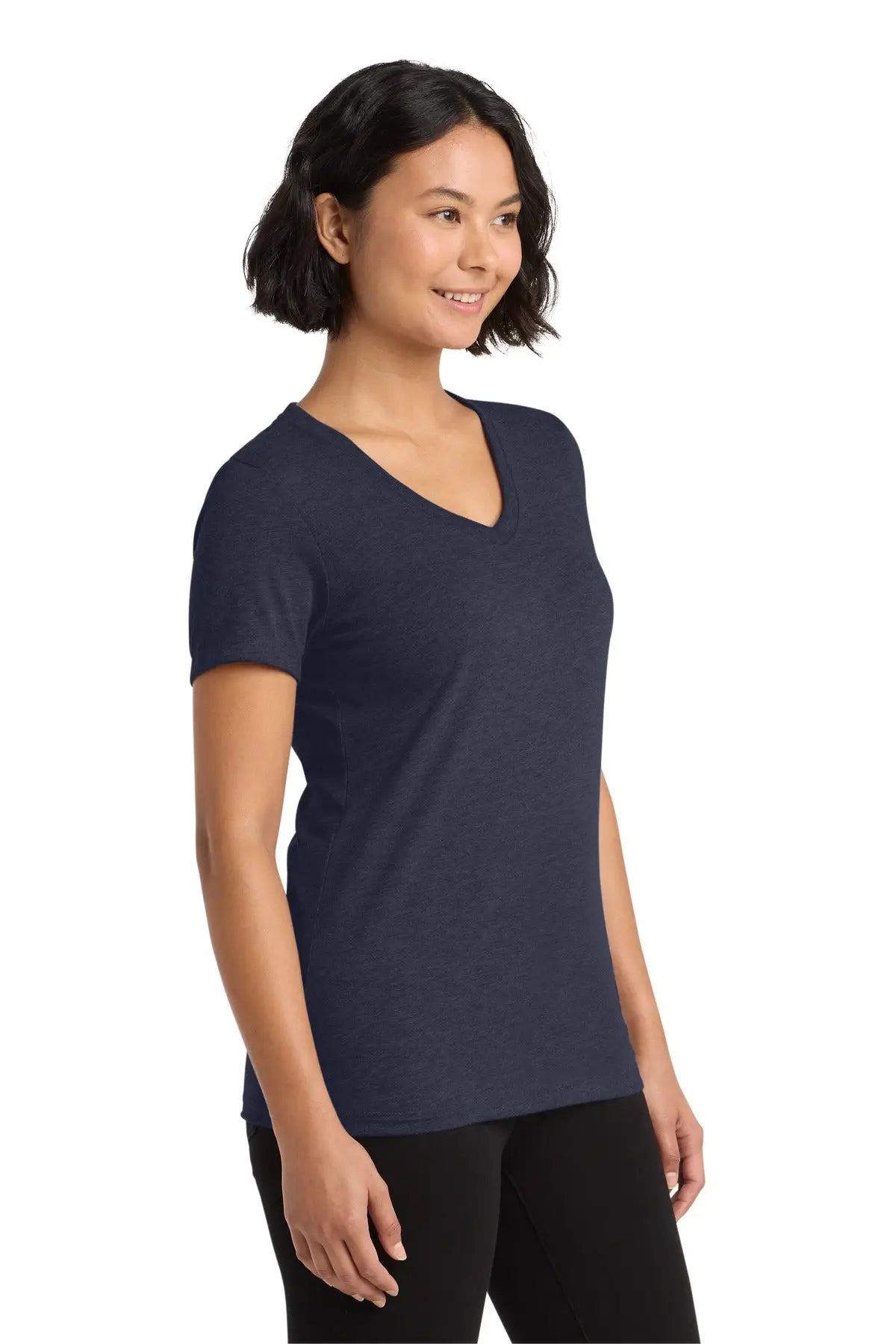 Allmade Al2018 Allmade Women’s Tri-blend V-neck Tee - Night Sky Navy