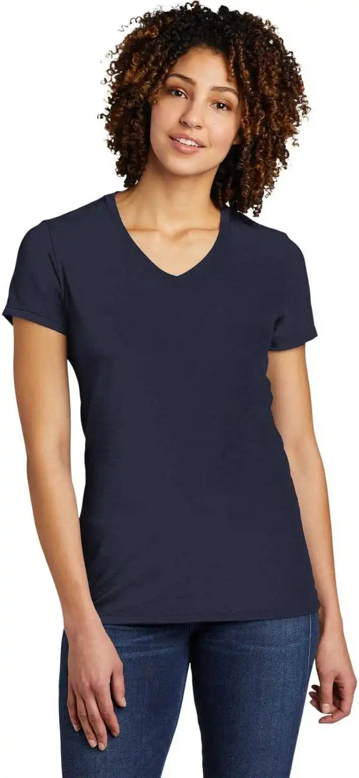 Allmade Al2018 Women’s Tri-blend V-neck Tee - Night Sky Navy
