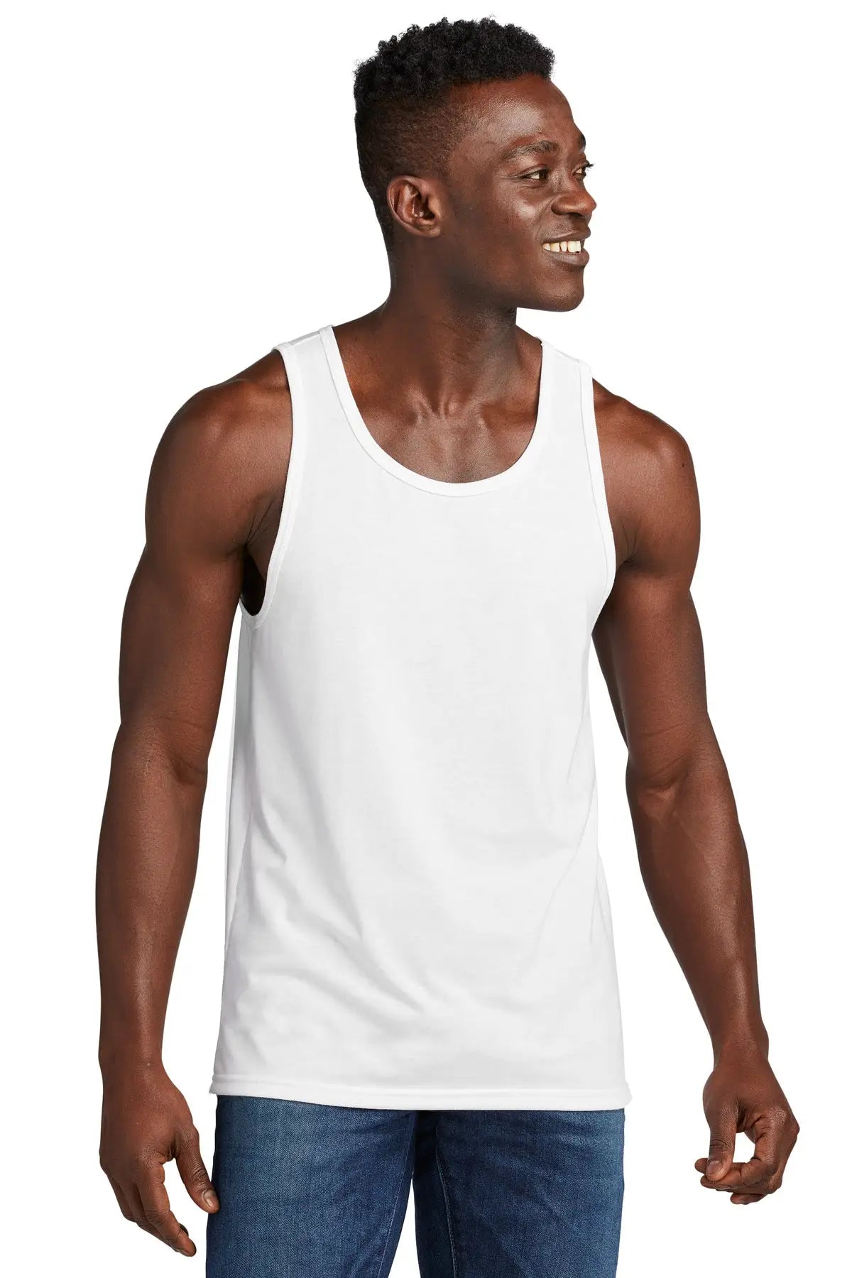 Allmade Al2019 Allmade Unisex Tri-blend Tank - Bright White - Adult Xs