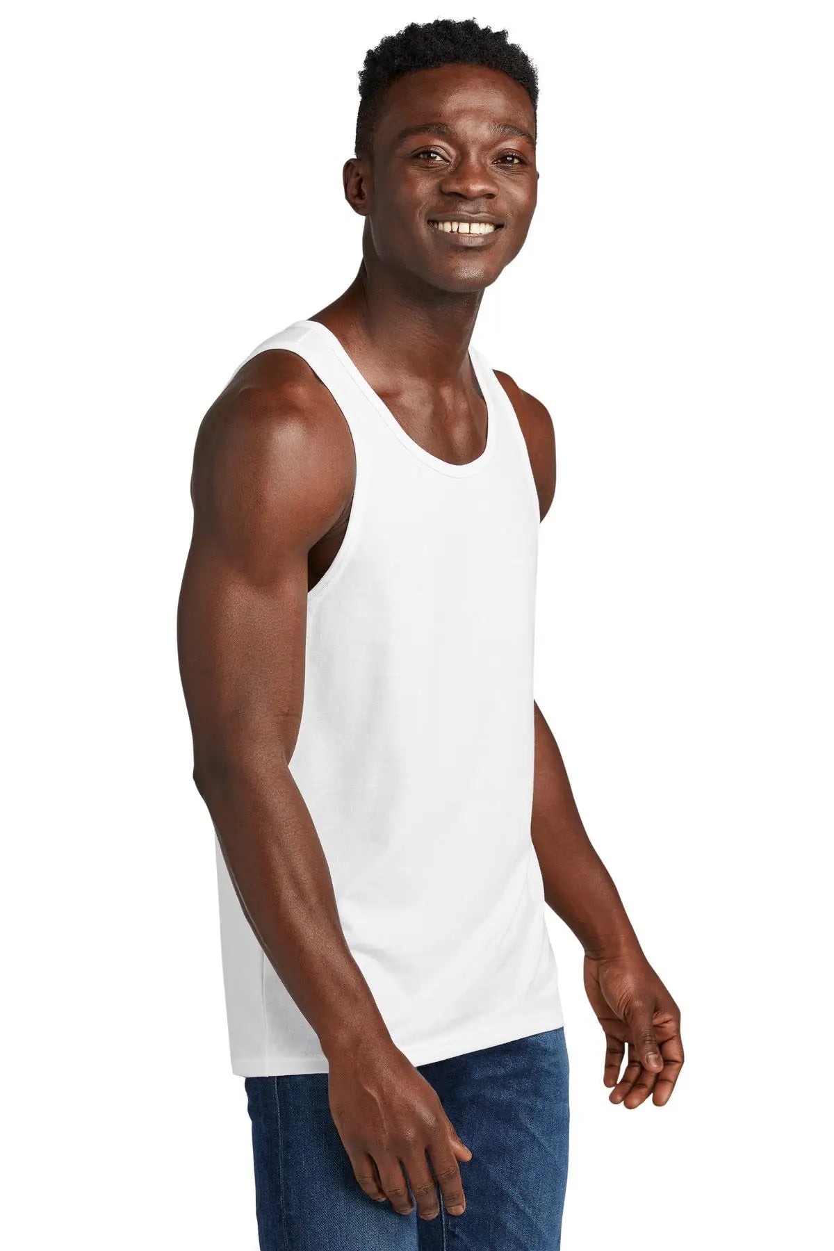 Allmade Al2019 Allmade Unisex Tri-blend Tank - Bright White