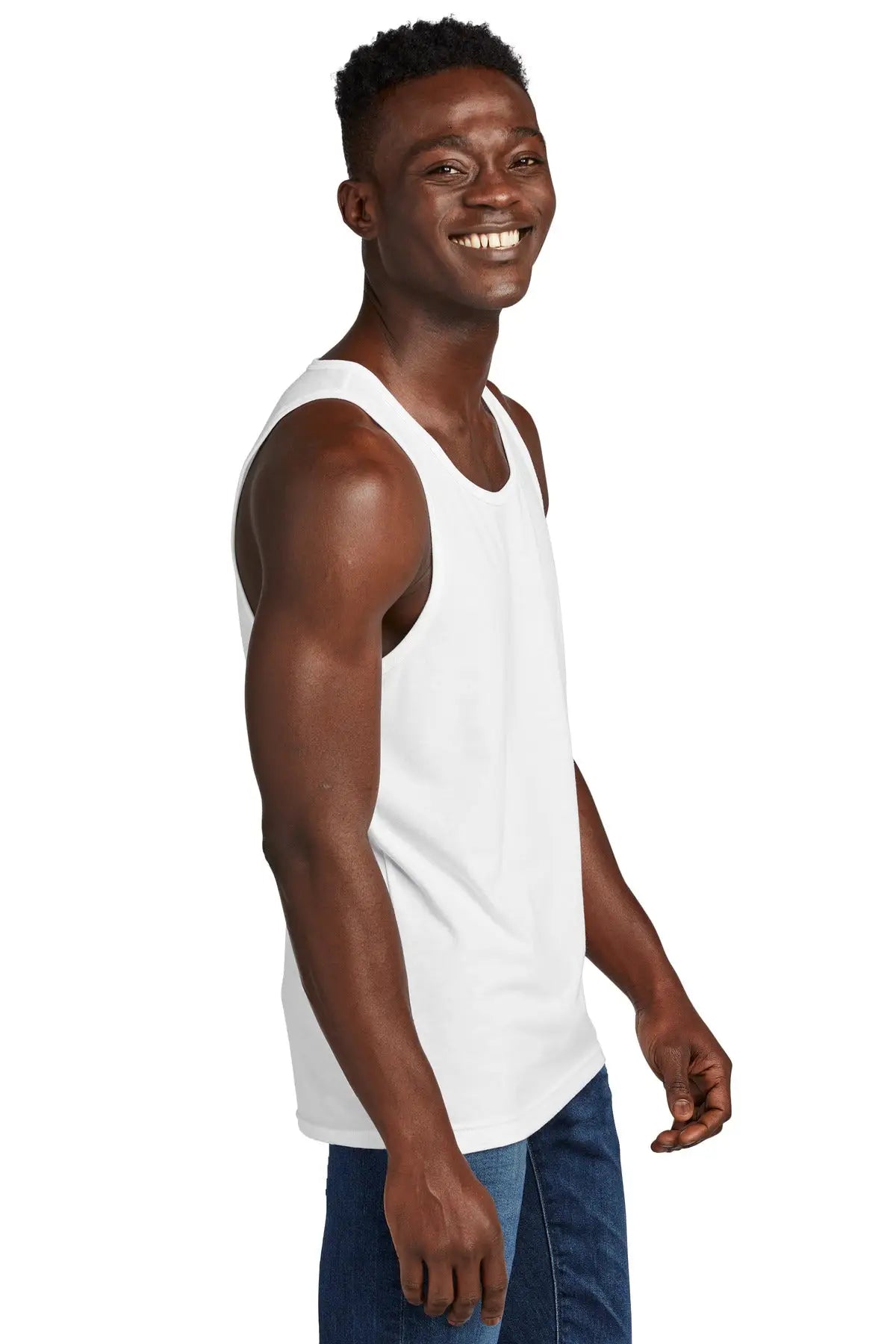 Allmade Al2019 Allmade Unisex Tri-blend Tank - Bright White