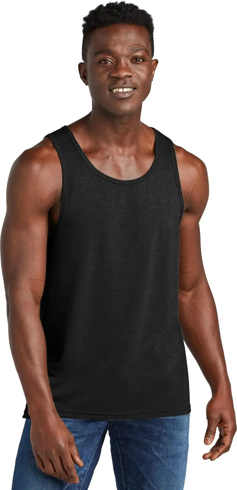 Allmade Al2019 Allmade Unisex Tri-blend Tank - Deep Black - Adult Xs
