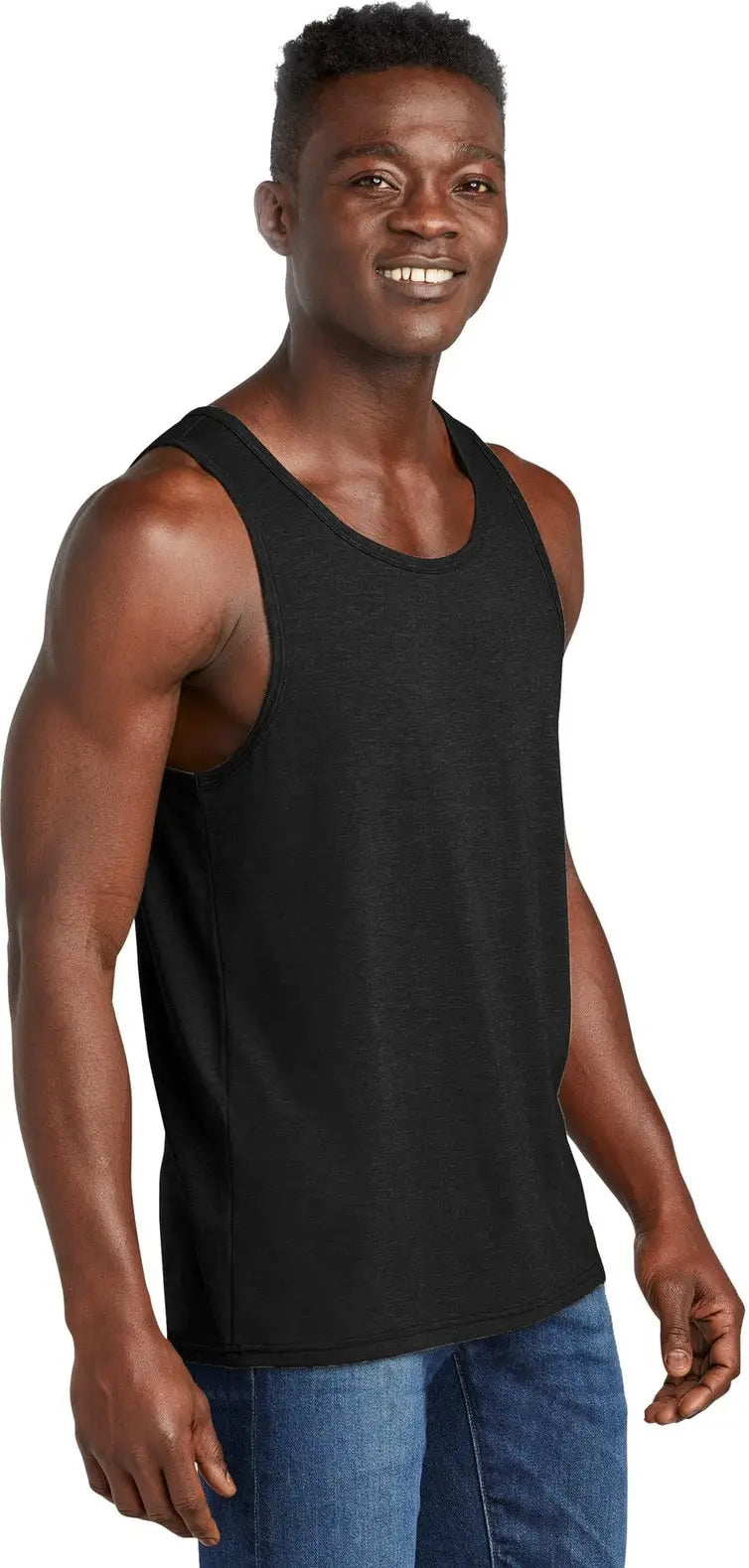Allmade Al2019 Allmade Unisex Tri-blend Tank - Deep Black