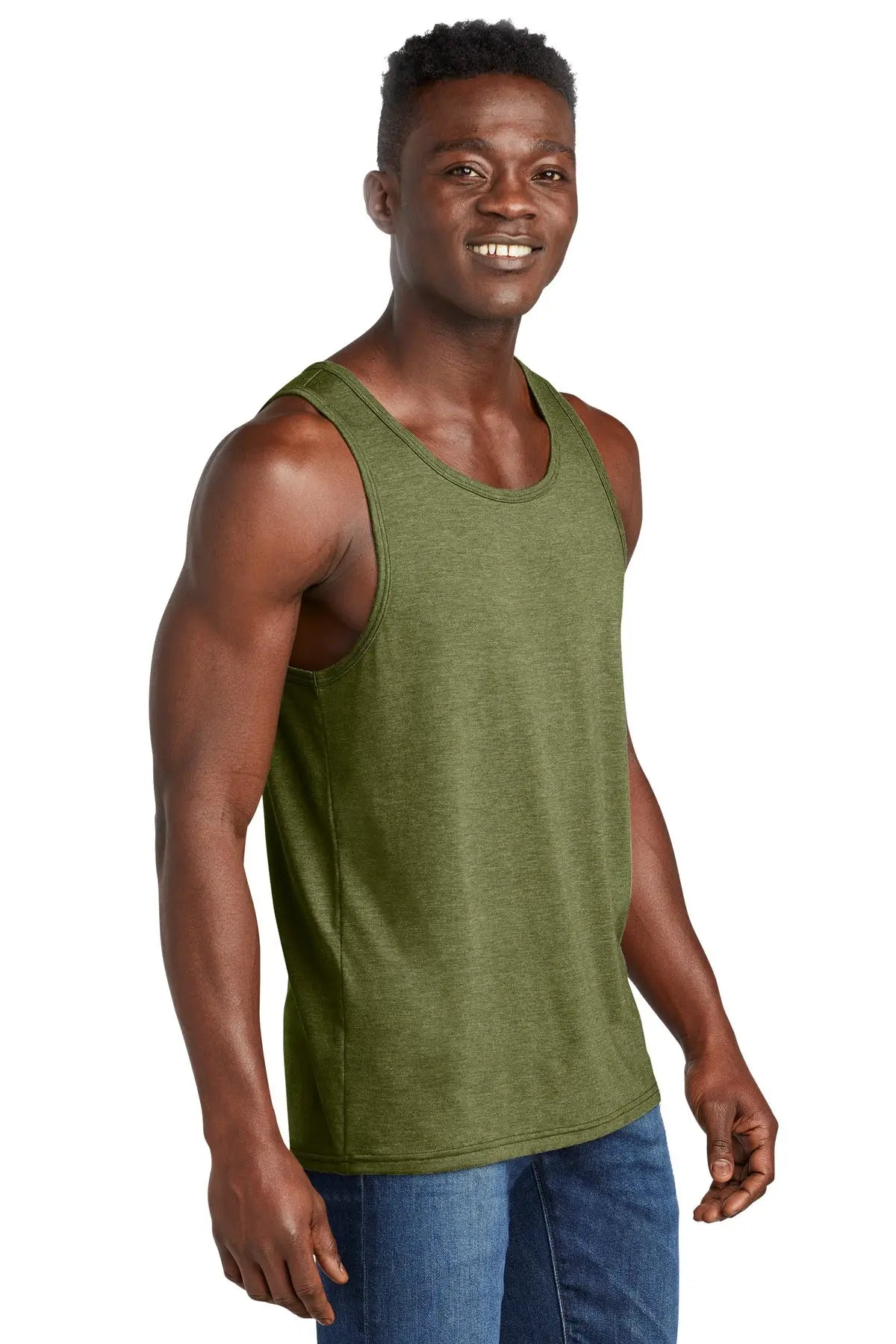 Allmade Al2019 Allmade Unisex Tri-blend Tank - Olive you Green