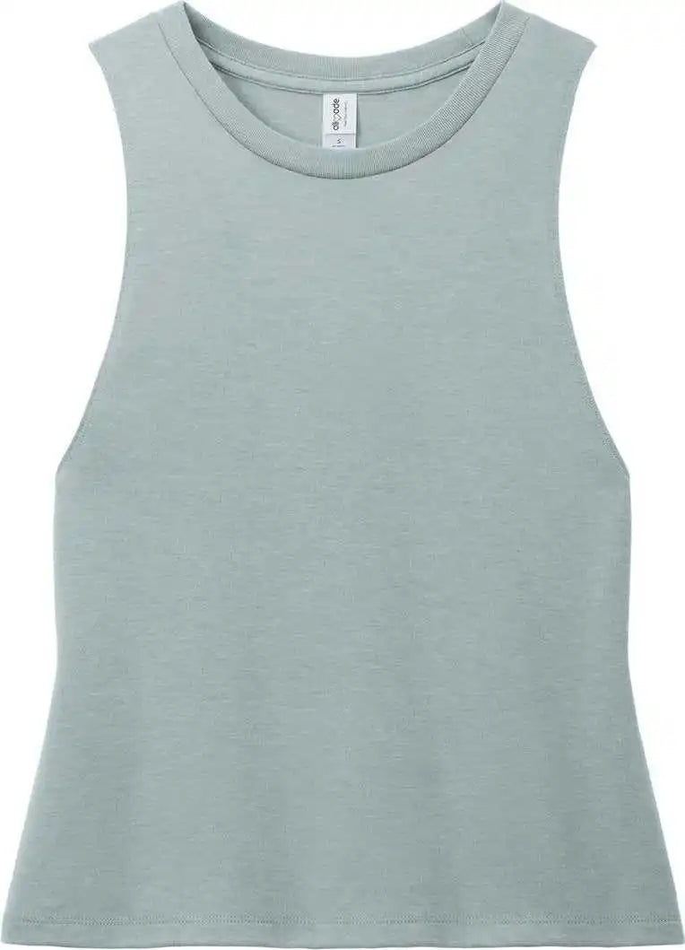 Allmade Al2020 Women’s Tri-blend Muscle Tank - Aluminum Grey