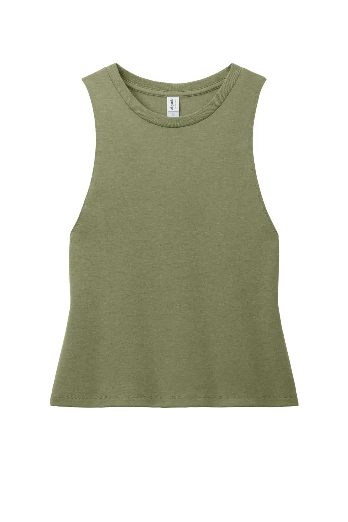 Allmade Al2020 Allmade Women’s Tri-blend Muscle Tank - Olive you Green