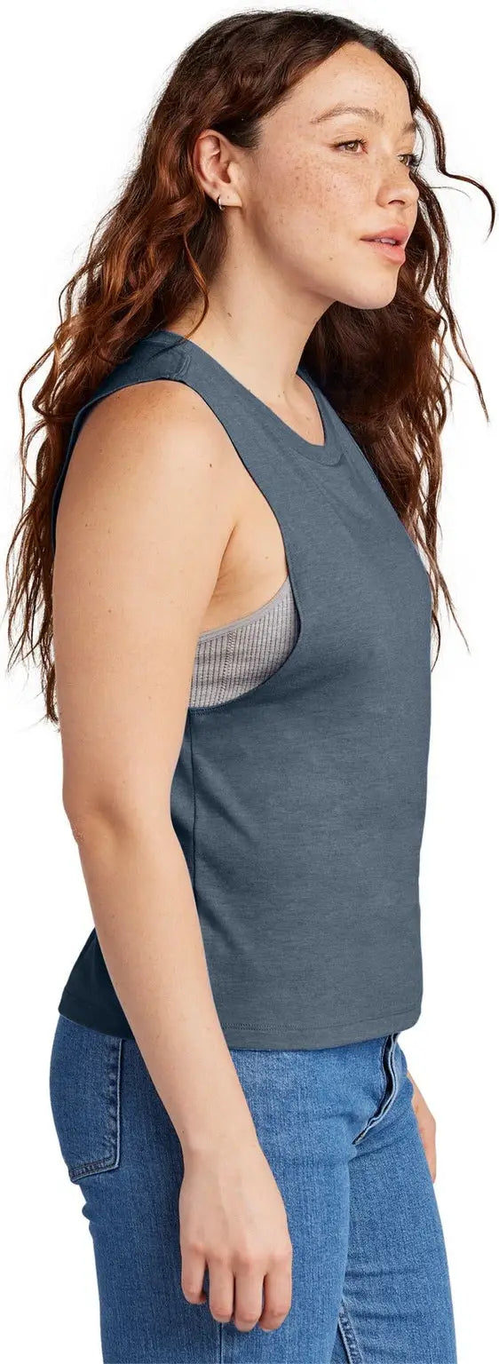 Allmade Al2020 Allmade Women’s Tri-blend Muscle Tank - Rebel Blue