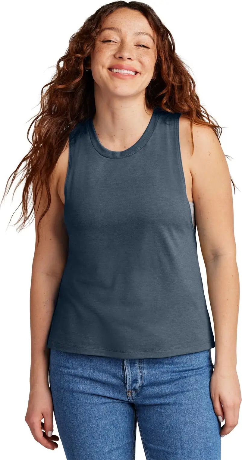 Allmade Al2020 Allmade Women’s Tri-blend Muscle Tank - Rebel Blue - Ladies Xs