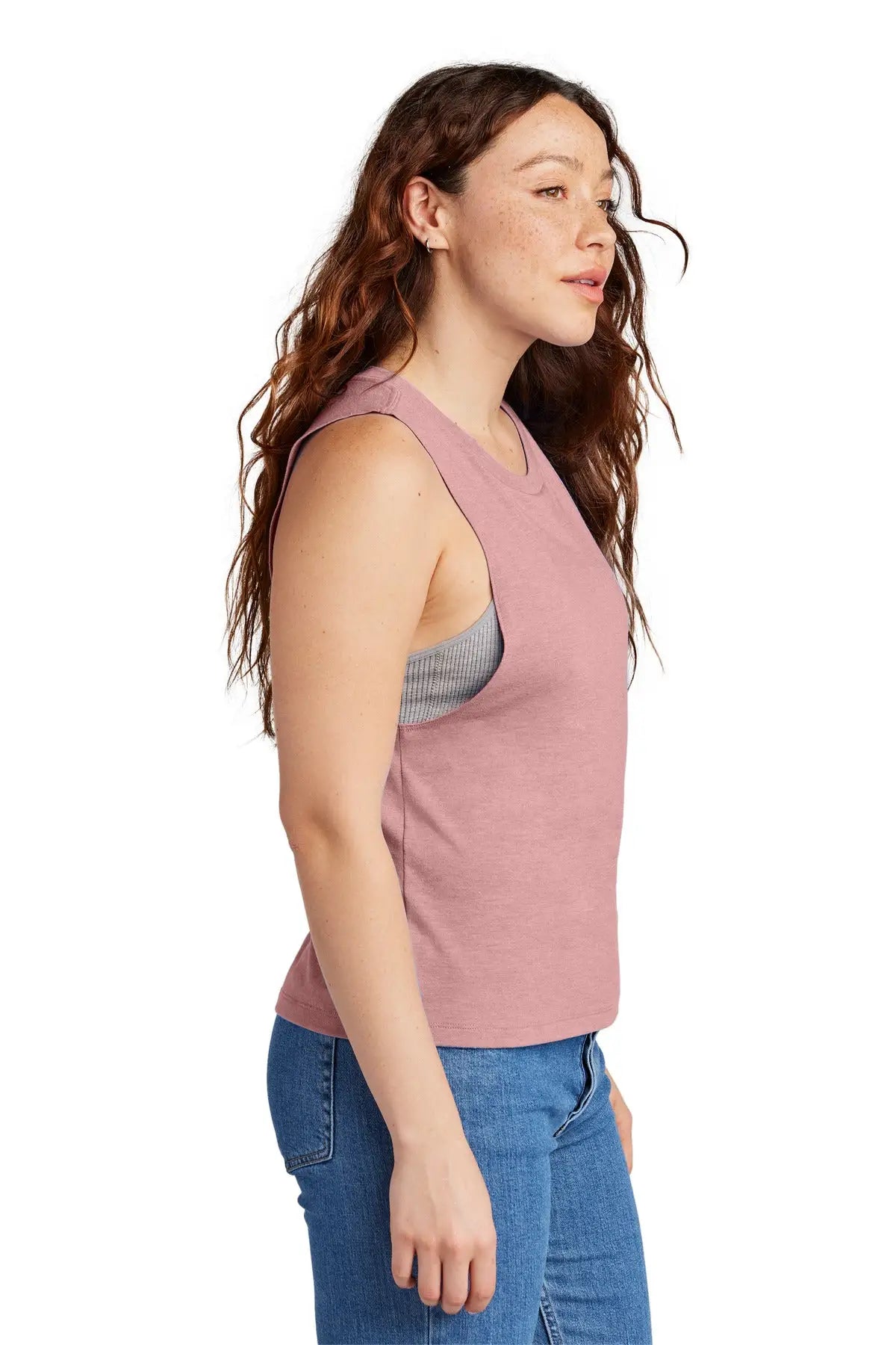 Allmade Al2020 Allmade Women’s Tri-blend Muscle Tank - Vintage Rose