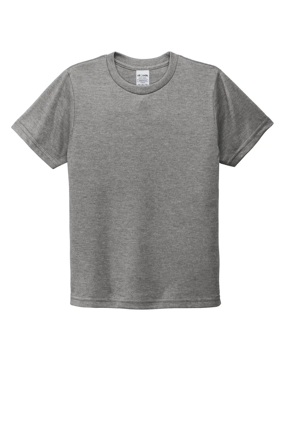 Allmade Al207 Allmade Youth Tri-blend Tee - Aluminum Gray