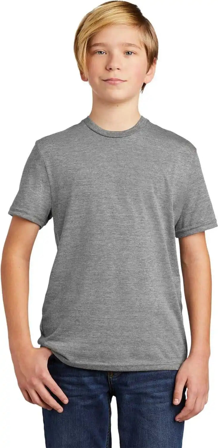 Allmade Al207 Youth Tri-blend Tee - Aluminum Grey