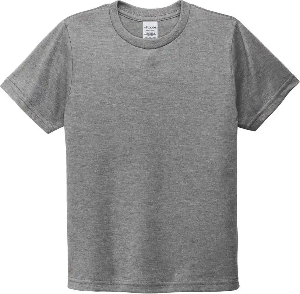 Allmade Al207 Youth Tri-blend Tee - Aluminum Grey