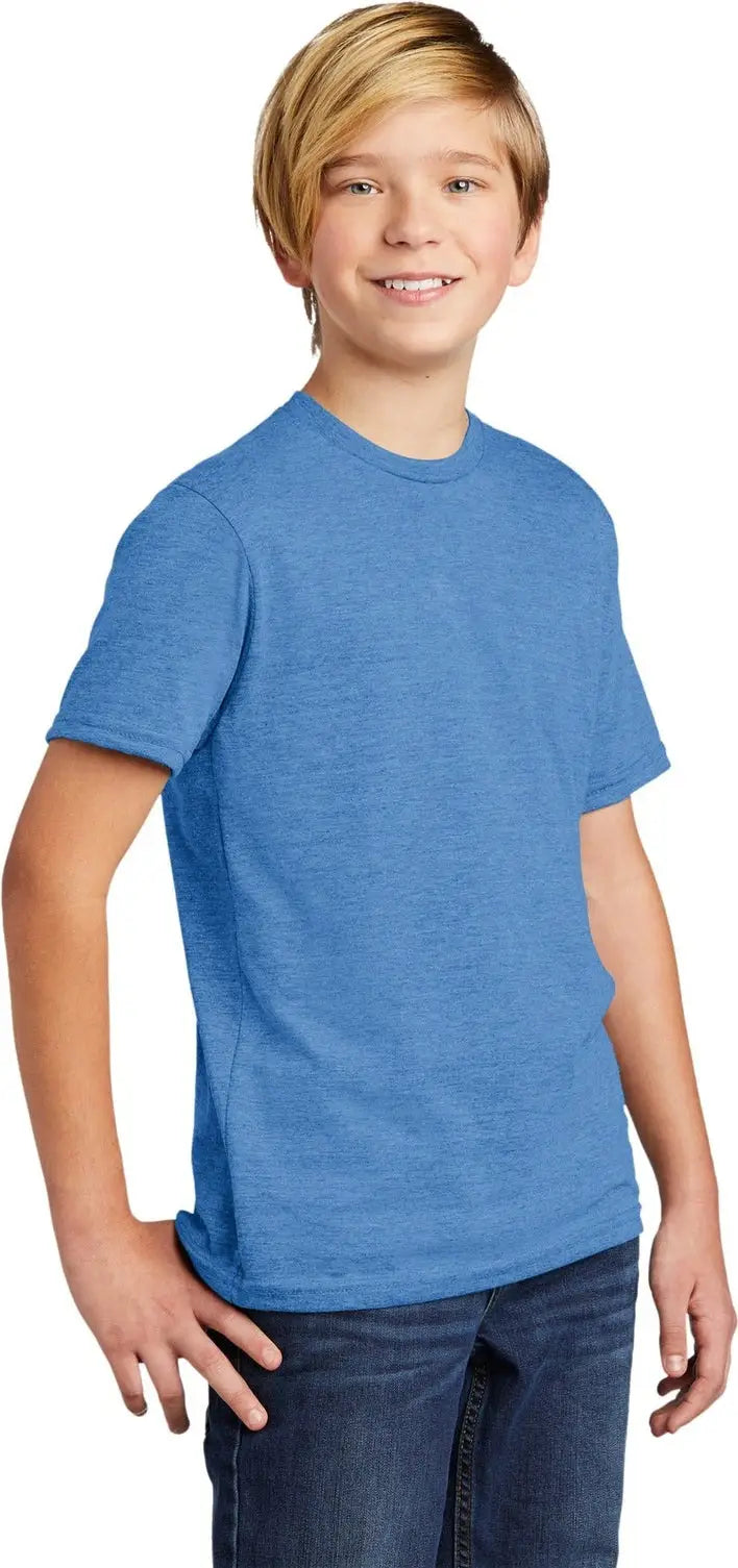 Allmade Al207 Allmade Youth Tri-blend Tee - Azure Blue