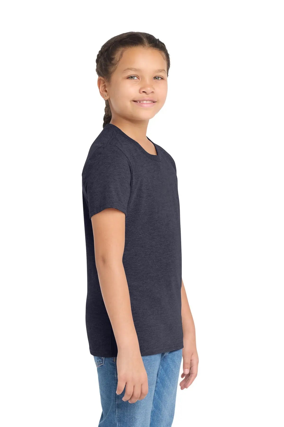 Allmade Al207 Allmade Youth Tri-blend Tee - Rebel Blue