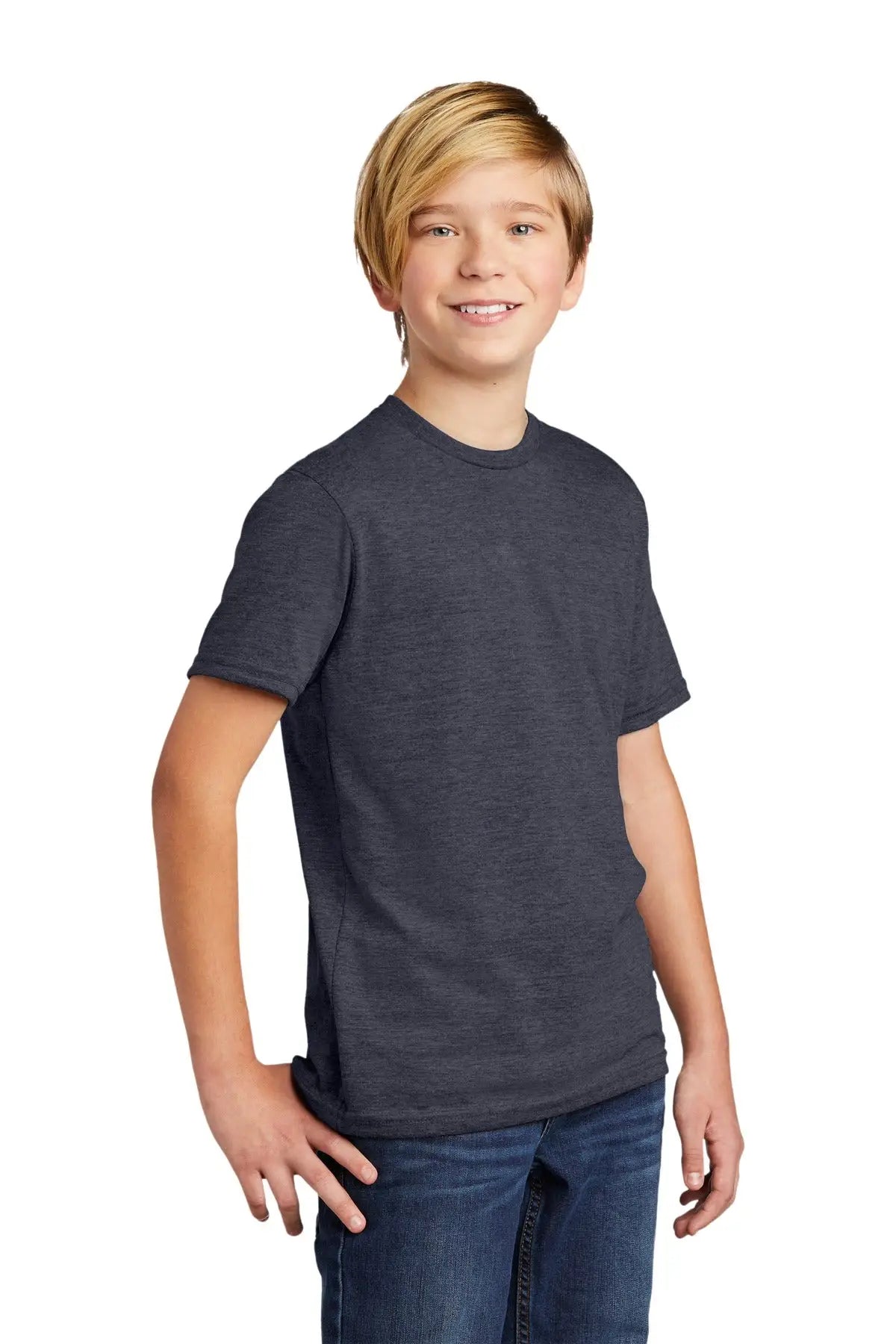 Allmade Al207 Allmade Youth Tri-blend Tee - Rebel Blue