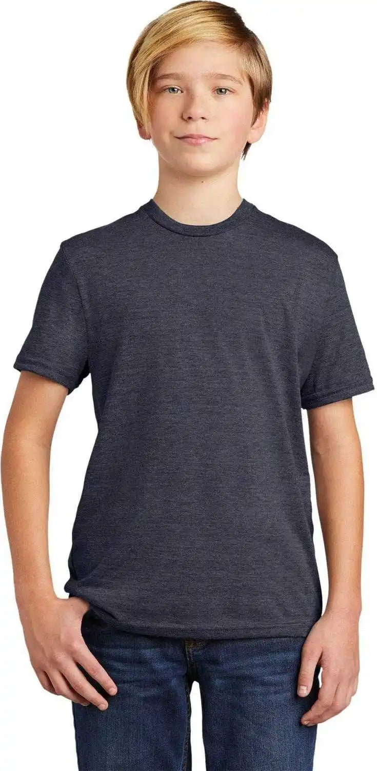 Allmade Al207 Youth Tri Blend Tee Rebel Blue