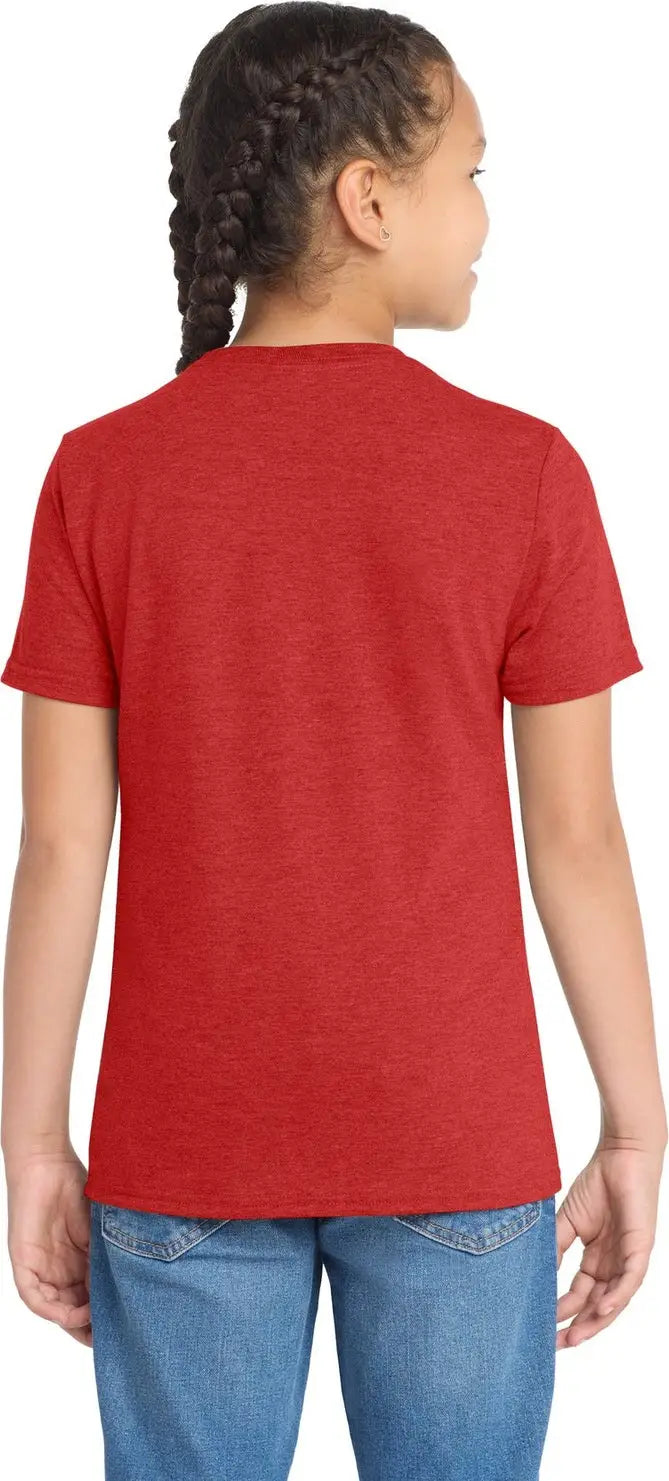 Allmade Al207 Allmade Youth Tri-blend Tee - Rise Up Red