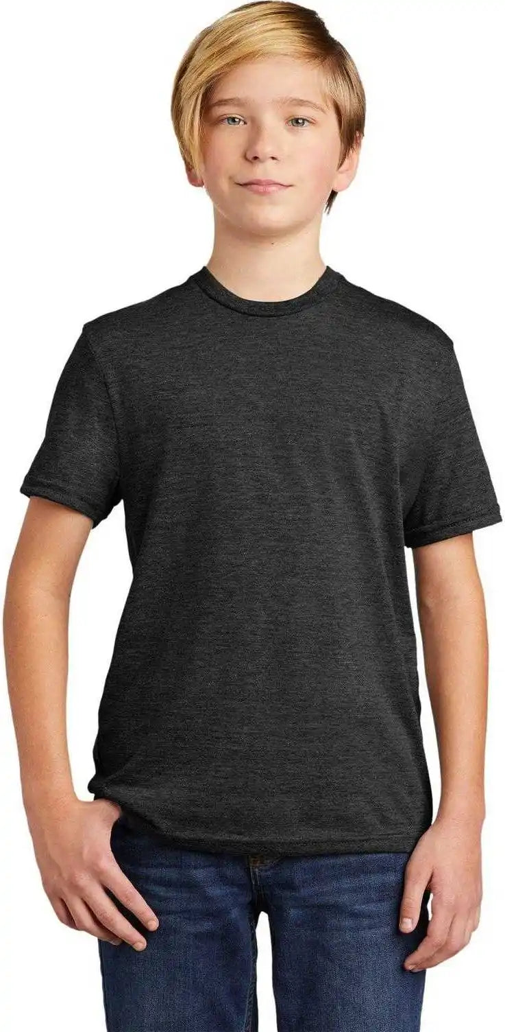Allmade Al207 Youth Tri Blend Tee Space Black