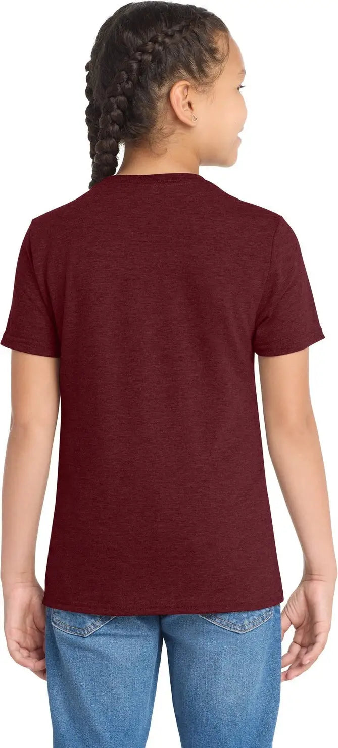 Allmade Al207 Allmade Youth Tri-blend Tee - Vino Red