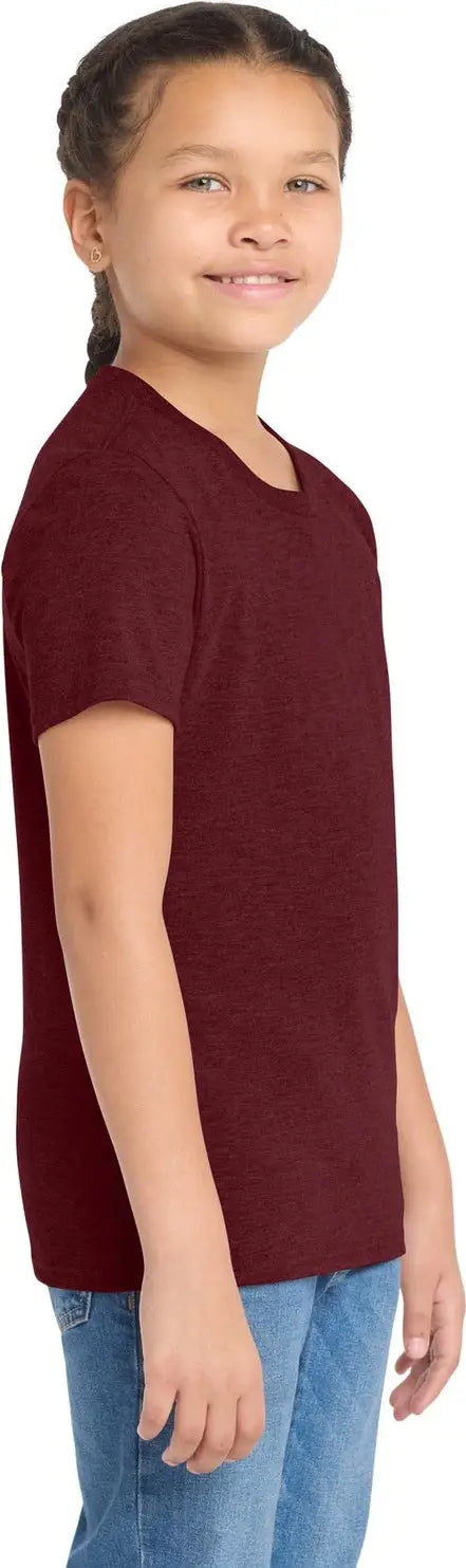 Allmade Al207 Allmade Youth Tri-blend Tee - Vino Red