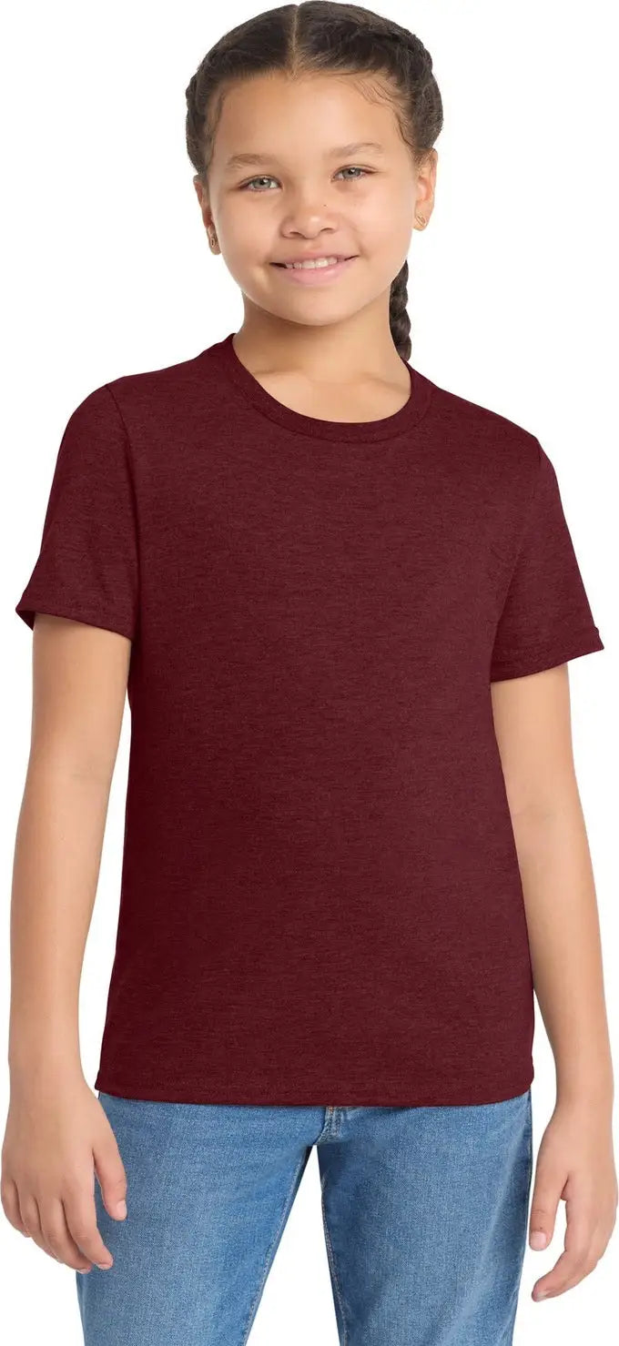 Allmade Al207 Allmade Youth Tri-blend Tee - Vino Red - Xs