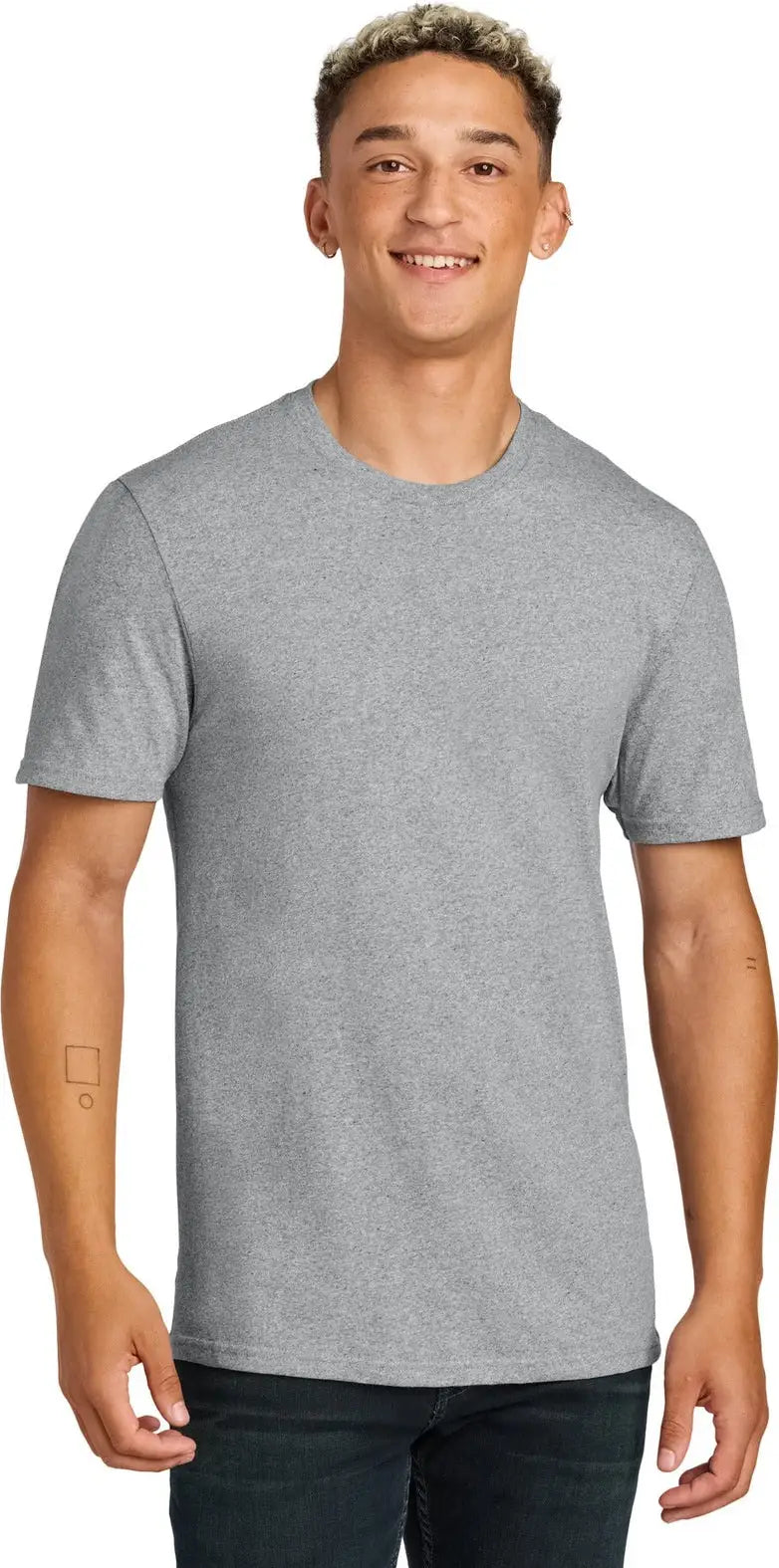 Allmade Al2300 Allmade Unisex Recycled Blend Tee - Gray Heather - Remade / Adult Xs