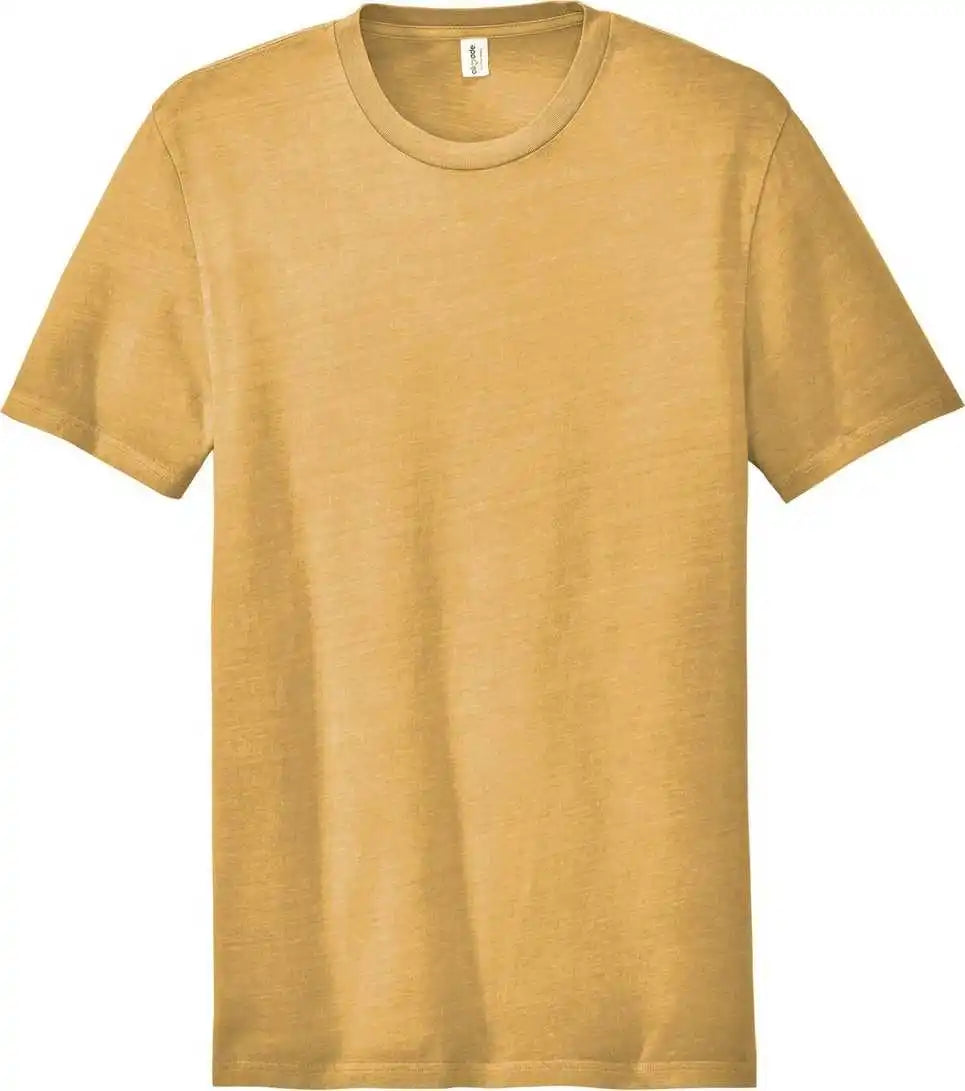 Allmade Al2400 Limited Edition Unisex Mineral Dye Organic Cotton Tee Gldnwheat