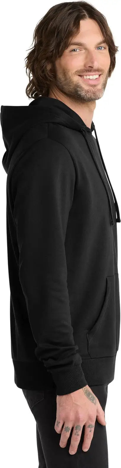 Allmade Al4000 Allmade Unisex Organic French Terry Pullover Hoodie - Deep Black