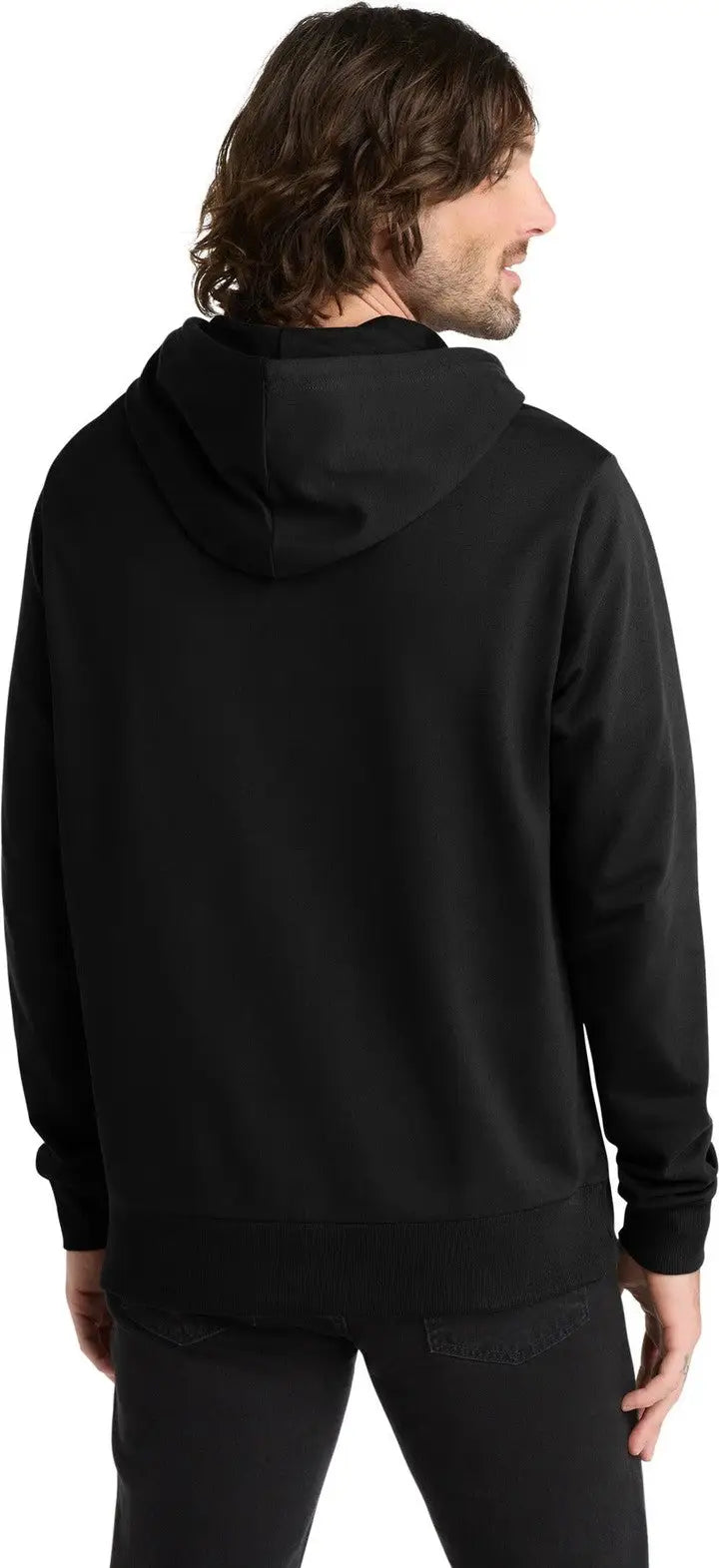 Allmade Al4000 Allmade Unisex Organic French Terry Pullover Hoodie - Deep Black