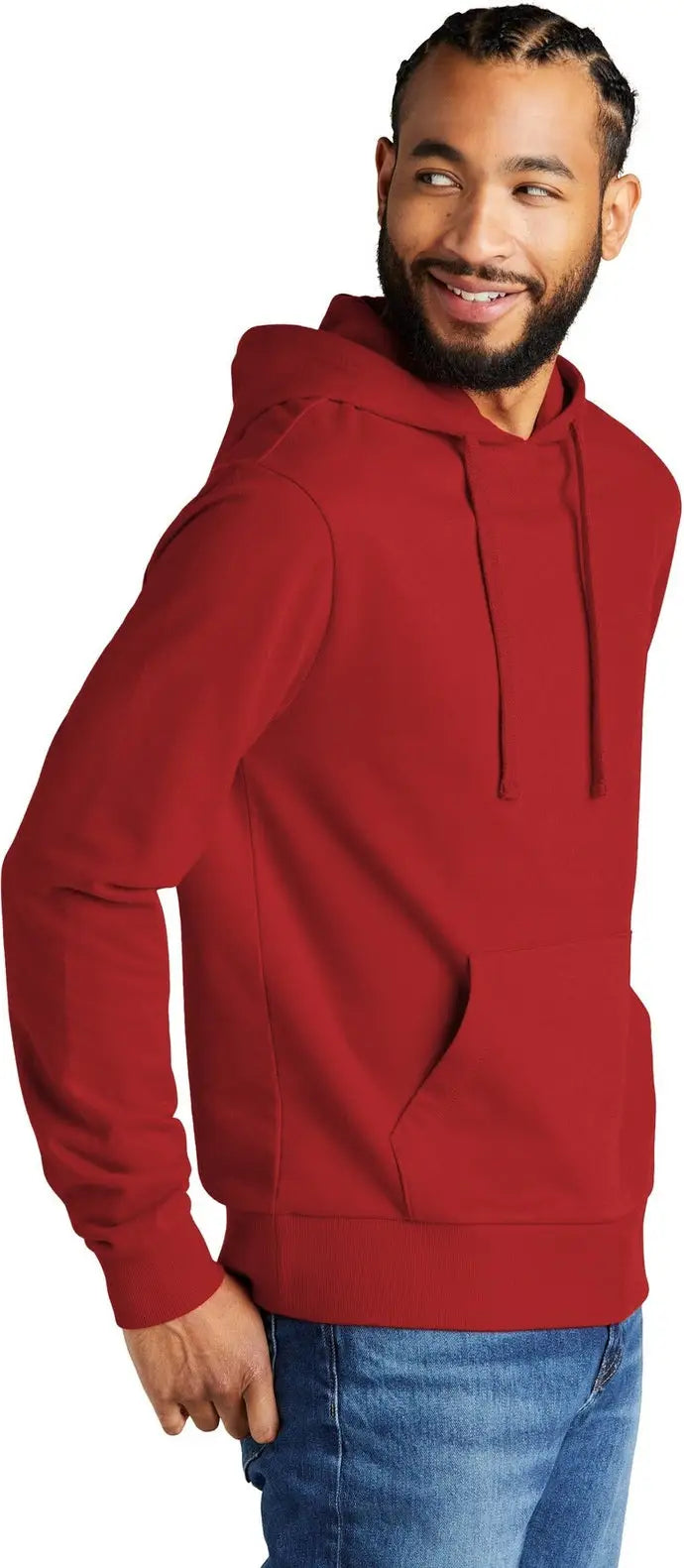 Allmade Al4000 Allmade Unisex Organic French Terry Pullover Hoodie - Revolution Red